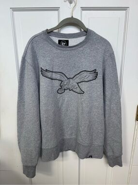 47 Brand Philadelphia Eagles Crewneck Sweatshirt Unisex